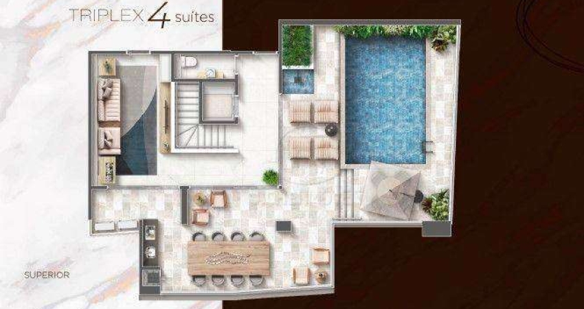 Apartamento com 4 quartos à venda no Embaré, Santos 