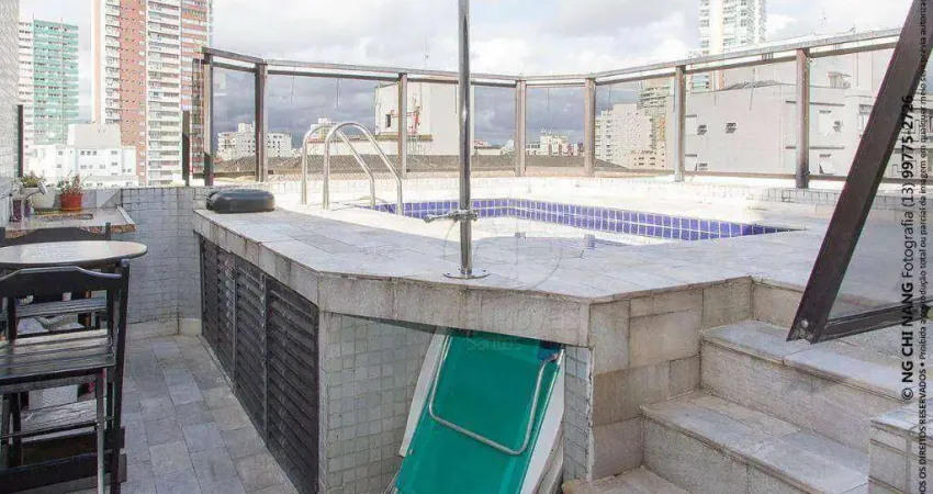 Cobertura com 2 quartos à venda no Boqueirão, Santos 