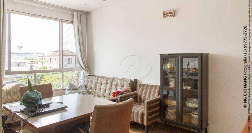 Apartamento com 2 quartos à venda no Embaré, Santos 
