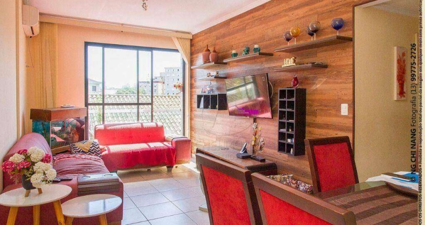 Apartamento com 2 quartos à venda no Embaré, Santos 