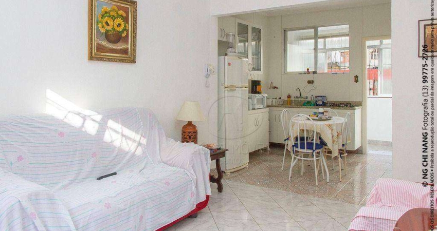 Apartamento com 2 dormitórios à venda, 65 m² por R$ 375.000,00 - Boqueirão - Santos/SP