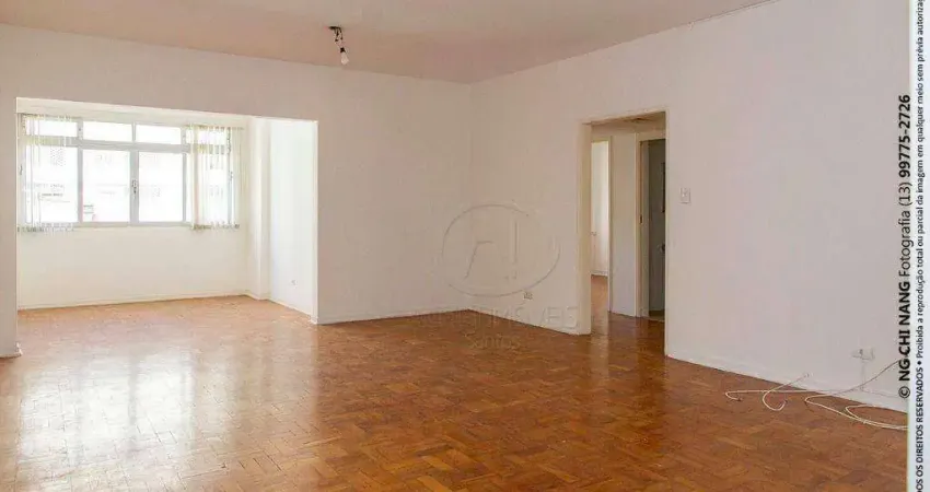 Apartamento com 3 dormitórios à venda, 125 m² por R$ 780.000,00 - Boqueirão - Santos/SP