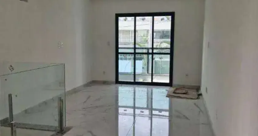 Casa com 3 dormitórios1 suíte, churrasqueira1 vaga de garagem   à venda, 98 m² por R$ 910.000 - Ponta da Praia - Santos/SP
