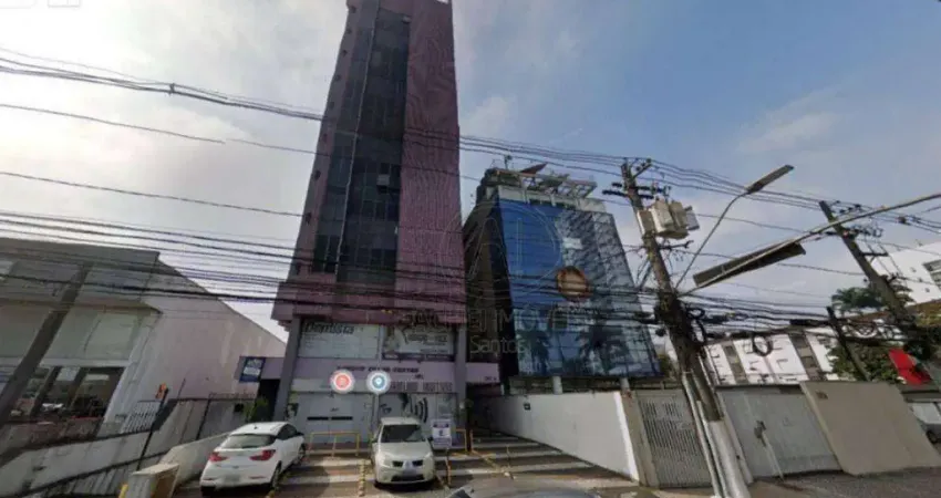 Sala comercial com 2 salas para alugar na Vila Mathias, Santos 