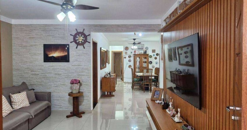 Casa sobreposta térrea com 3 dormitórios 1 Suíte,4 Wcs, churrasqueira, 2 vagas carros  à venda, 129 m² por R$ 1.180.000 - Ponta da Praia - Santos/SP