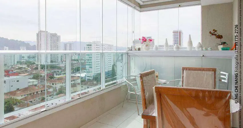 Apartamento com 3 quartos à venda no Campo Grande, Santos 