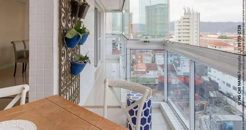 Apartamento com 3 quartos à venda no Ponta da Praia, Santos