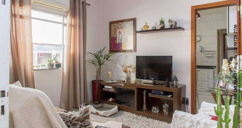 Apartamento com 1 quarto à venda no Boqueirão, Santos 