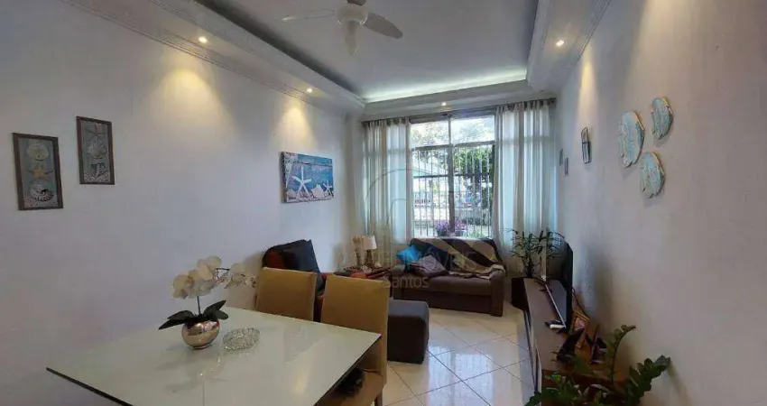 Apartamento com 2 quartos para alugar no Embaré, Santos 
