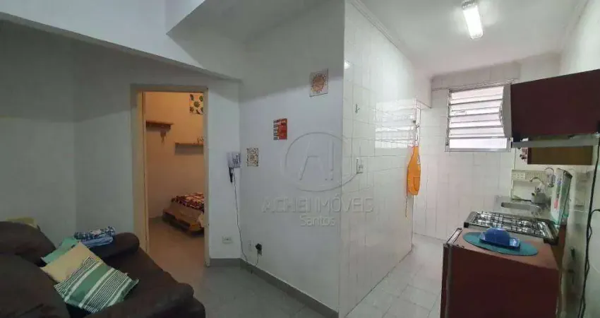 Apartamento com 1 quarto à venda no Pompéia, Santos