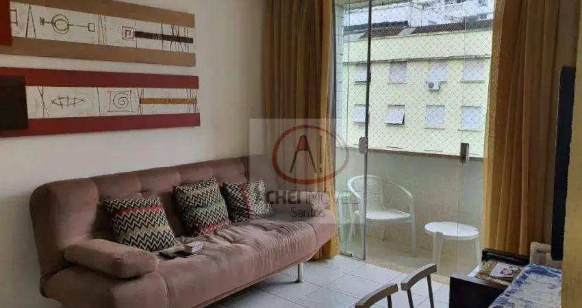 Apartamento com 1 quarto à venda no Embaré, Santos 