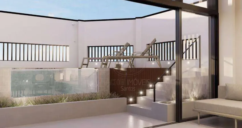 Cobertura com 4 quartos à venda no Ponta da Praia, Santos