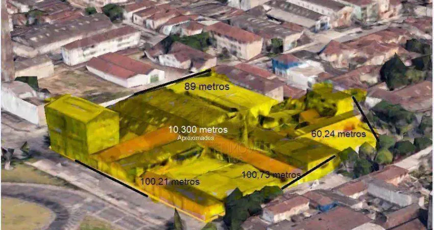 Terreno à venda, 10700 m² por r$ 90.000.000,00 - vila matias - santos/sp