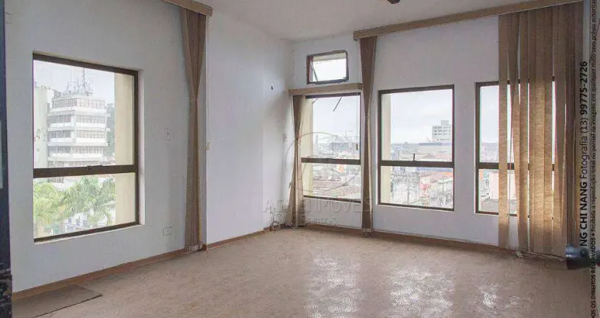 Sala comercial à venda na Vila Mathias, Santos 