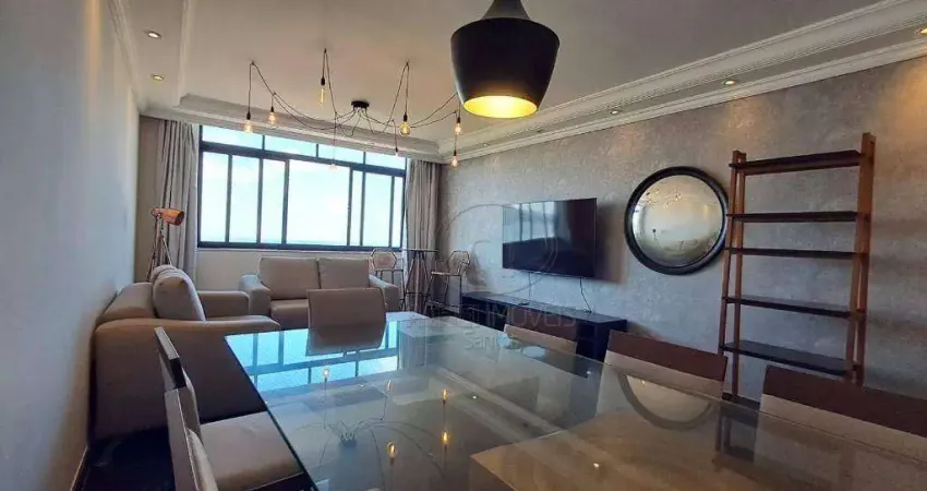 Apartamento com 3 quartos para alugar no Gonzaga, Santos