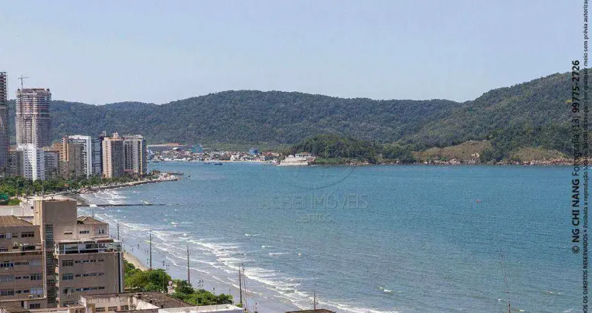 Apartamento com 3 dormitórios, 124 m² - venda por r$ 2.600.000,00 ou aluguel por r$ 14.800,00/mês - embaré - santos/sp