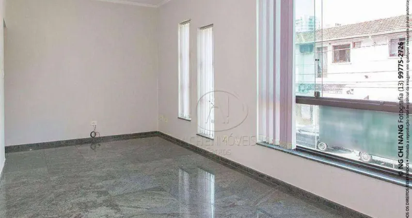 Apartamento com 3 quartos para alugar no Embaré, Santos