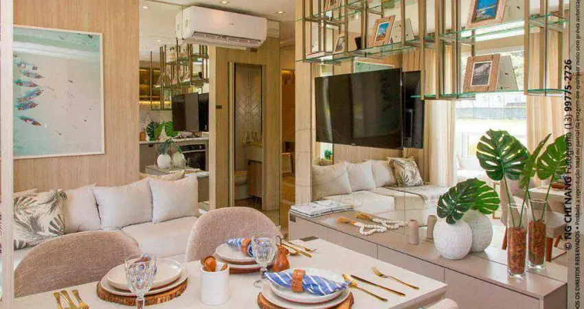 Apartamento com 2 dormitórios à venda, 42 m² por R$ 348.934,32 - Jabaquara - Santos/SP