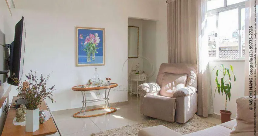 Apartamento com 1 quarto à venda no Embaré, Santos 