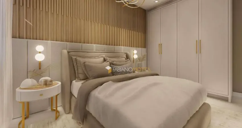 Apartamento com 2 dormitórios à venda, 76 m² por R$ 669.465,00 - Barreiros - São José/SC