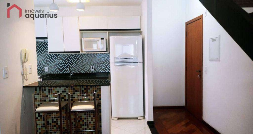 Apartamento no Edificio Mondrian com 1 dormitório para alugar, 78 m² por R$ 5.780/mês - Jardim Aquarius - São José dos Campos/SP