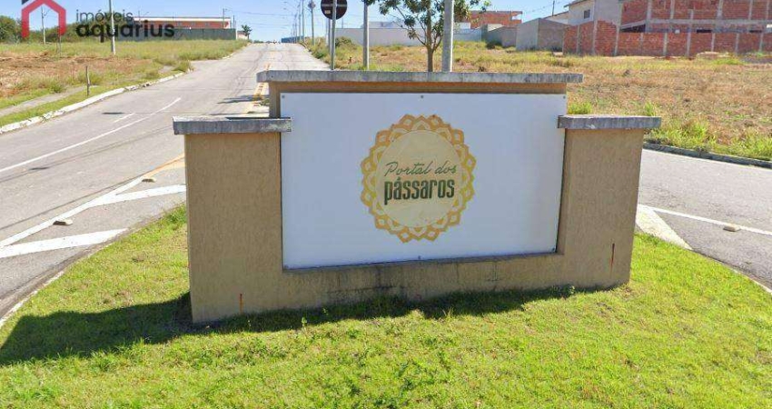 Terreno à venda, 204 m² por R$ 315.000,00 - Portal dos Pássaros - São José dos Campos/SP