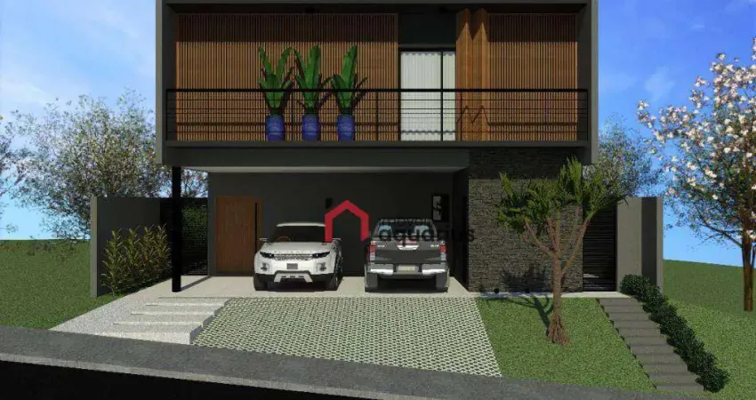 Sobrado com 4 dormitórios à venda, 230 m² por R$ 1.700.000,00 - Condomínio Terras do Vale - Caçapava/SP