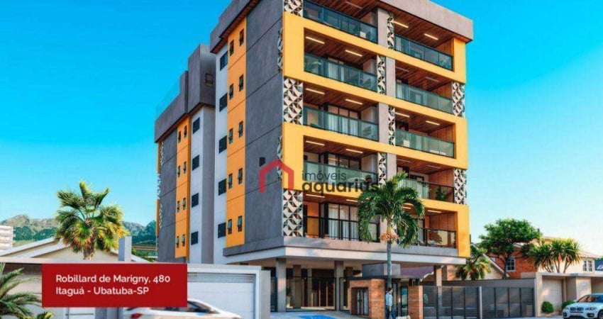 Apartamento com 2 dormitórios à venda, 73 m² por R$ 650.000,00 - Itaguá - Ubatuba/SP