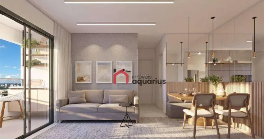 Apartamento com 3 dormitórios à venda, 66 m² por R$ 458.000,00 - Jardim das Indústrias - São José dos Campos/SP