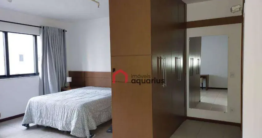 Apartamento com 1 dormitório para alugar, 50 m² por R$ 3.155,00/mês - Jardim Aquarius - São José dos Campos/SP
