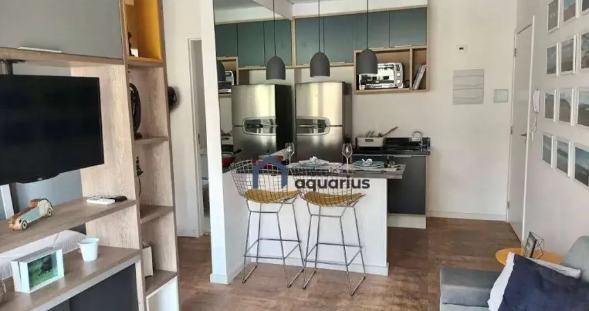 Apartamento com 1 dormitório para alugar, 37 m² por r$ 3.410,00/mês - centro - são josé dos campos/sp