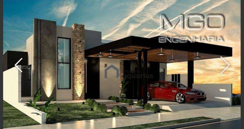 Casa com 3 dormitórios à venda, 170 m² por R$ 1.400.000,00 - Reserva Aruana - São José dos Campos/SP