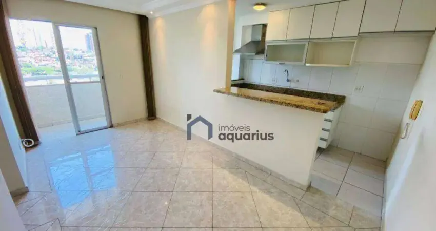 Apartamento com 2 dormitórios para alugar, 68 m² por r$ 2.600,/mês - jardim aquarius - são josé dos campos/sp