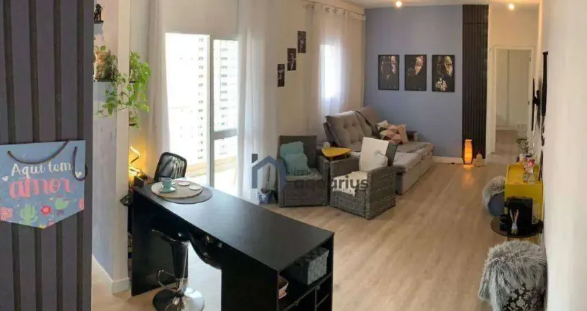 Apartamento no Edificio Floradas Arboville com 1 dormitório à venda, 52 m² por R$ 410.000 - Pagador de Andrade - Jacareí/SP