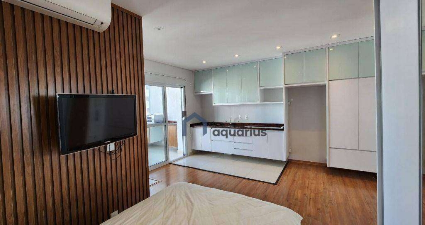 Apartamento Mobiliado com 1 dormitório à venda, 40 m² por R$ 730.000 - Jardim Aquarius - São José dos Campos/SP