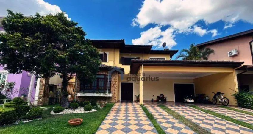 Casa no Condomínio Vila Europa  com 4 dormitórios à venda, 321,23 m² por R$ 1.703.000 - Cidade Jardim - Jacareí/SP