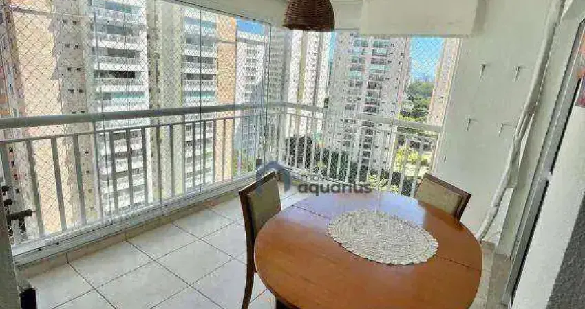 Apartamento no edificio portal da vila com 3 dormitórios à venda, 77 m² por r$ 850.000 - jardim aquarius - são josé dos campos/sp