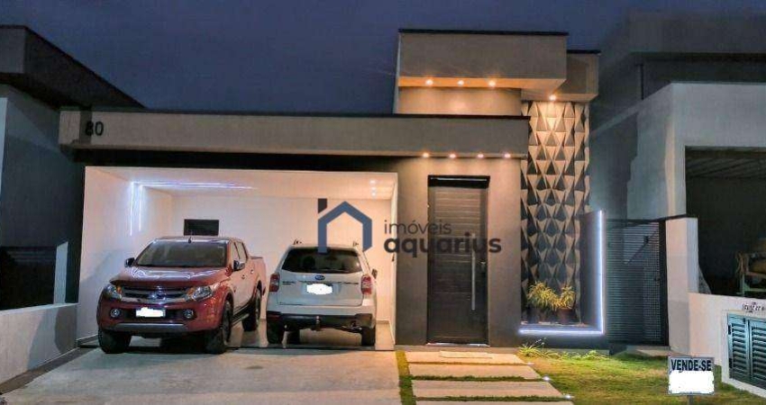 Casa com 3 dormitórios, 140 m² - venda por R$ 980.000,00 ou aluguel por R$ 6.200,00/mês - Residencial Malbu - Caçapava/SP