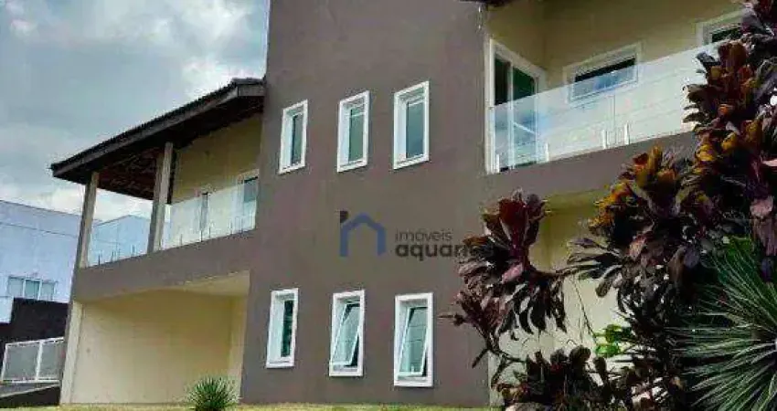 Casa com 3 dormitórios, 356 m² - condomínio terras de santa helena - jacareí/sp