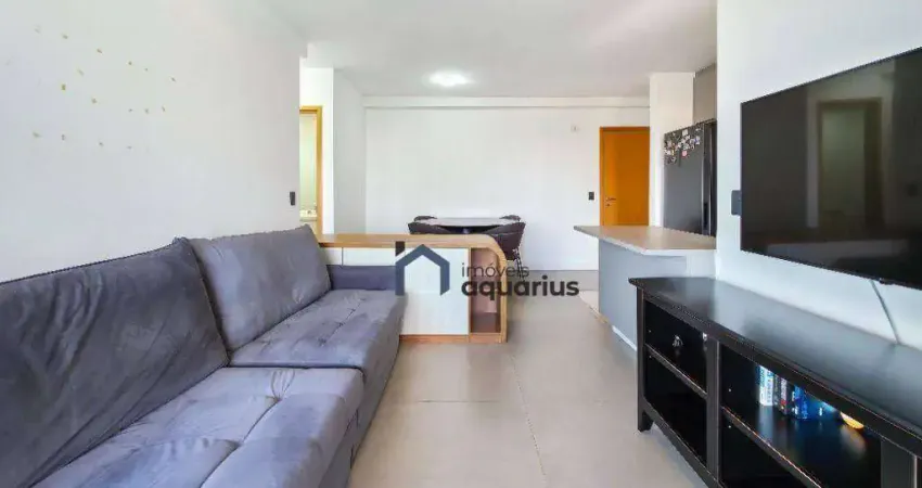Apartamento com 1 dormitório, 56 m² - venda por r$ 773.000,00 ou aluguel por r$ 4.317,00/mês - vila ema - são josé dos campos/sp