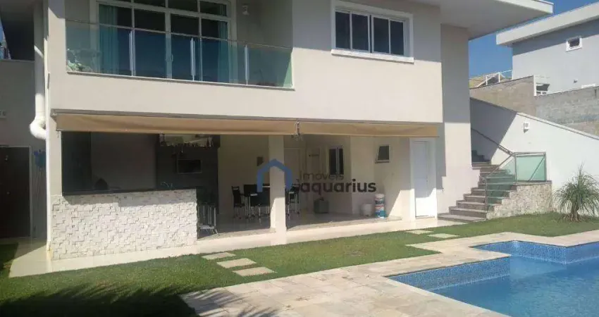 Sobrado à venda, 337 m² por r$ 2.980.000,00 - condomínio residencial jaguary - são josé dos campos/sp