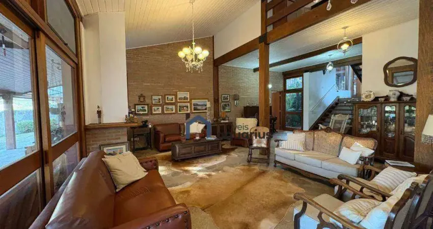 Sobrado com 5 dormitórios à venda, 573 m² por r$ 5.000.000,00 - jardim maristela - atibaia/sp