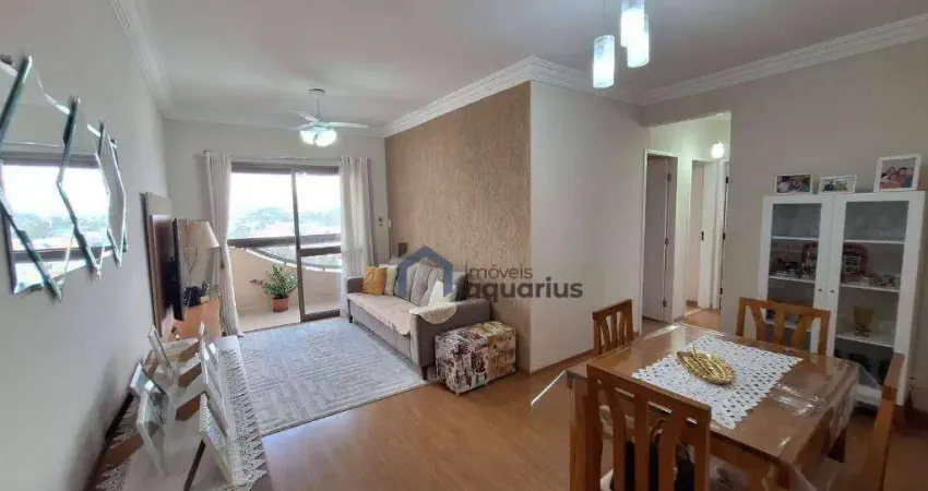 Apartamento com 3 dormitórios à venda, 75 m² - jardim satélite - são josé dos campos/sp