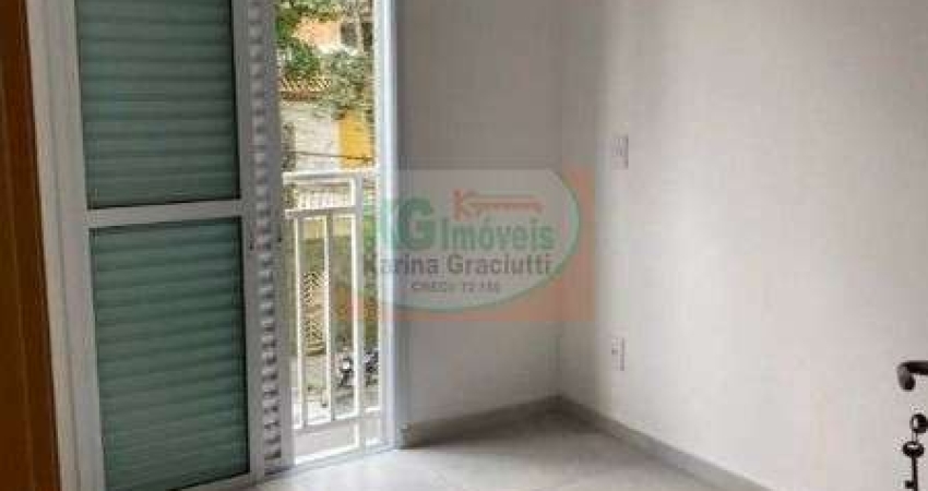 LINDA COBERTURA FRENTE | 2 DORM | SACADA | QUINTAL/COBERTURA | 1 VAGA - A VENDA - R$ 350.000,00 - JARDIM IPANEMA - SANTO ANDRÉ/SP.