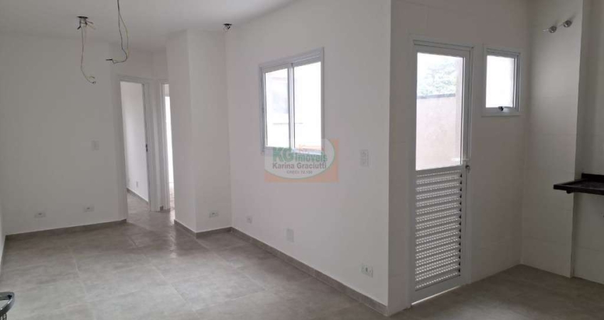 LINDO APARTAMENTO NOVO C/ ELEVADOR | 2 DORMTS | SUÍTE | QUINTAL | TERRAÇO | 1 VAGA - 50 MTS - A VENDA - R$ 320.000,00 - VILA GUARANI - SANTO ANDRÉ/SP.