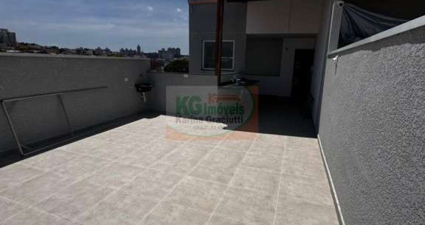 LINDA COBERTURA PARA LOCAÇÃO POR R$2.900,00 | 2 DORMITÓRIOS SENDO 1 SUÍTE | 2 VAGAS | BANGÚ - SANTO ANDRÉ - SP