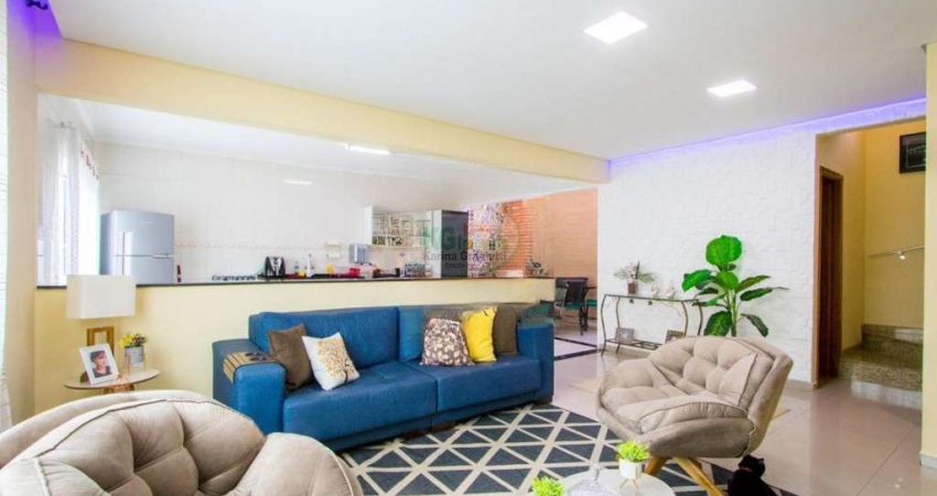 LINDO SOBRADO  A VENDA POR R$790.000,00  |  3 DORMITÓRIOS SENDO 1 SUÍTE  |  183M²  | 5  VAGAS DE  GARAGEM | VILA PIRES - SANTO ANDRÉ / SP