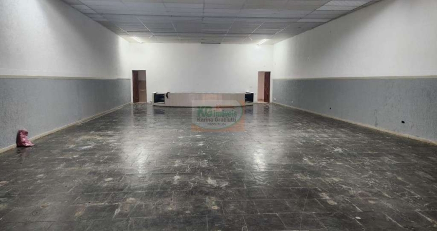 SALÃO COMERCIAL PARA LOCAÇÃO R$22.000,00 E A VENDA POR R$4.500.000,00 | 350M² |  PARQUE DAS AMÉRICAS  - MAUÁ/SP