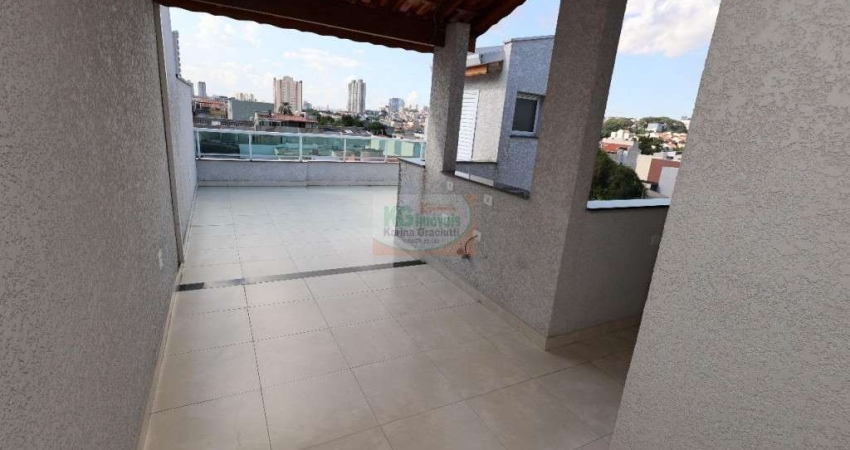 LINDA COBERTURA A VENDA POR  R$500.000,00|  2 DORMITÓRIOS SENDO 1 SUÍTE   |  1 VAGA DE GARAGEM  |   VILA HUMAITÁ - SANTO ANDRÉ / SP