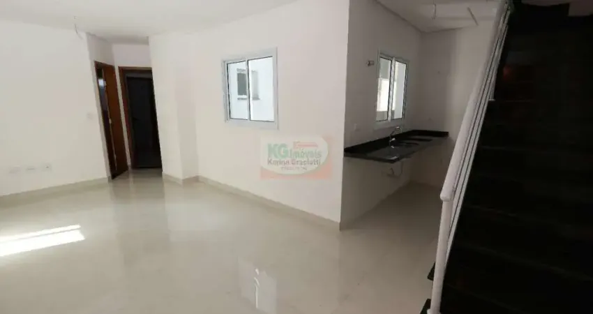 Cobertura com 2 dormitórios sendo 1 suite/ 47 m² a venda por r$ 456.000,00 - vila pires - santo andré/sp